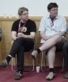 Erik Moeller and James Forrester at Wikimania 2007.jpg